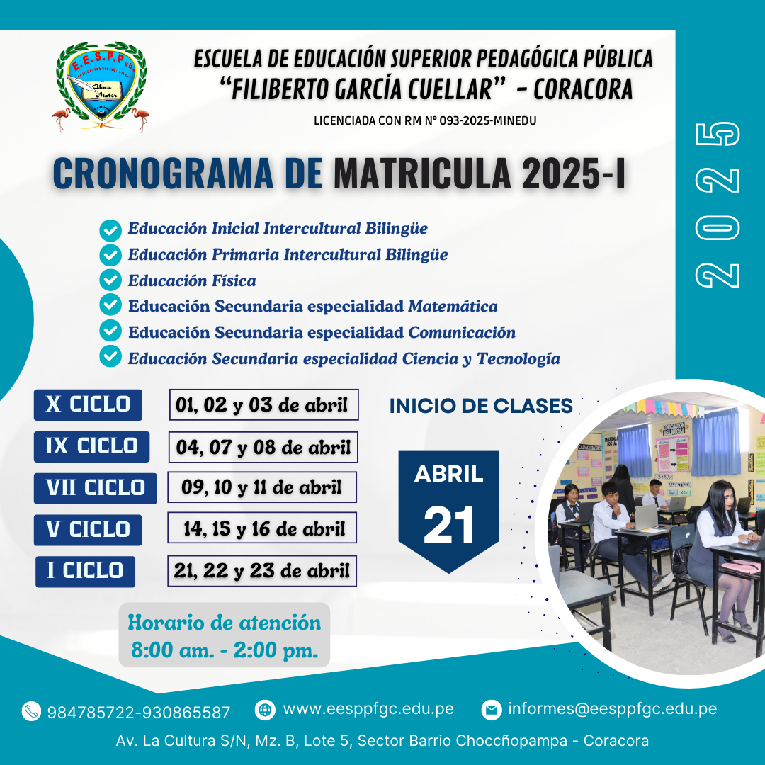 MATRICULA 2025
