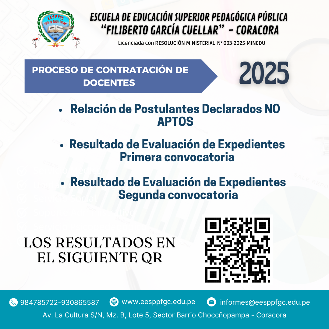 EVALUACION DE EXPEDIENTE primera y segunda convocatoria 2025